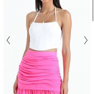 Showpo Hot Pink Skirt